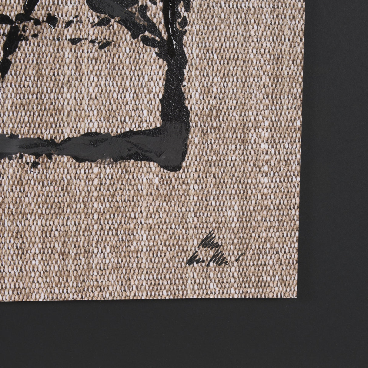 Modern Work 2 by Mercana Studio a Hand Embellished Textured Framed Art Print Matted under Glass by Mercana at Eve Furniture