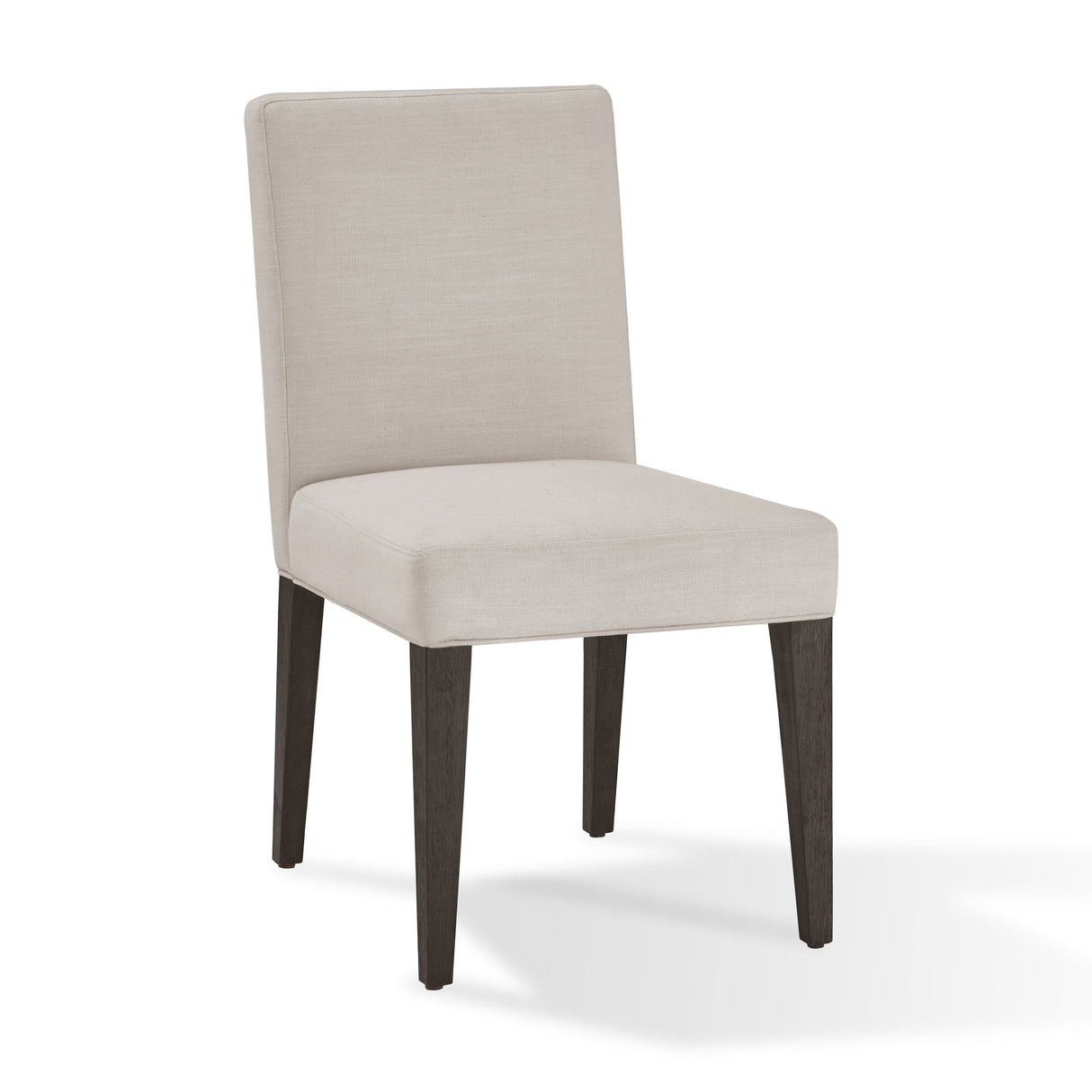 Modesto Upholstered Side Chair in Abalone Linen and French Roast (Set of 2) by Modus Furniture at Eve Furniture