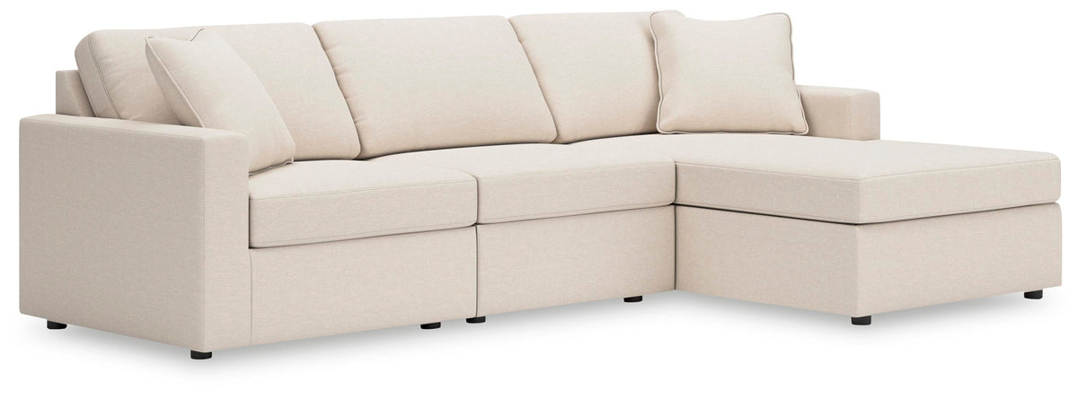 Modmax 3-Piece Sectional Sofa Storage Chaise by Ashley at Eve Furniture