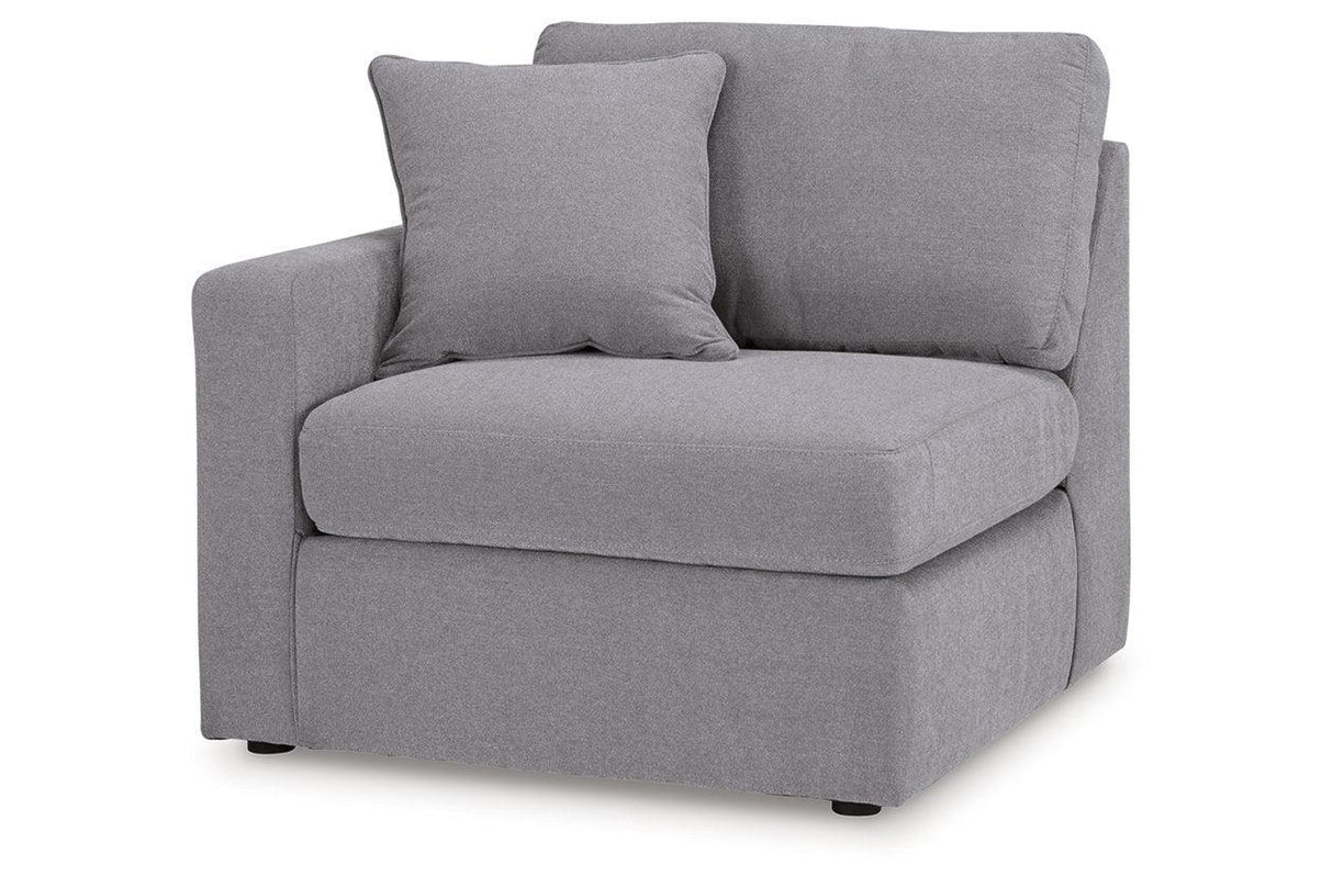 Modmax Granite 3-Piece Performance Fabric Sectional by Ashley at Eve Furniture