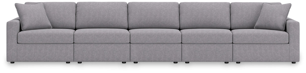 Modmax Granite 5-Piece Sectional by Ashley at Eve Furniture