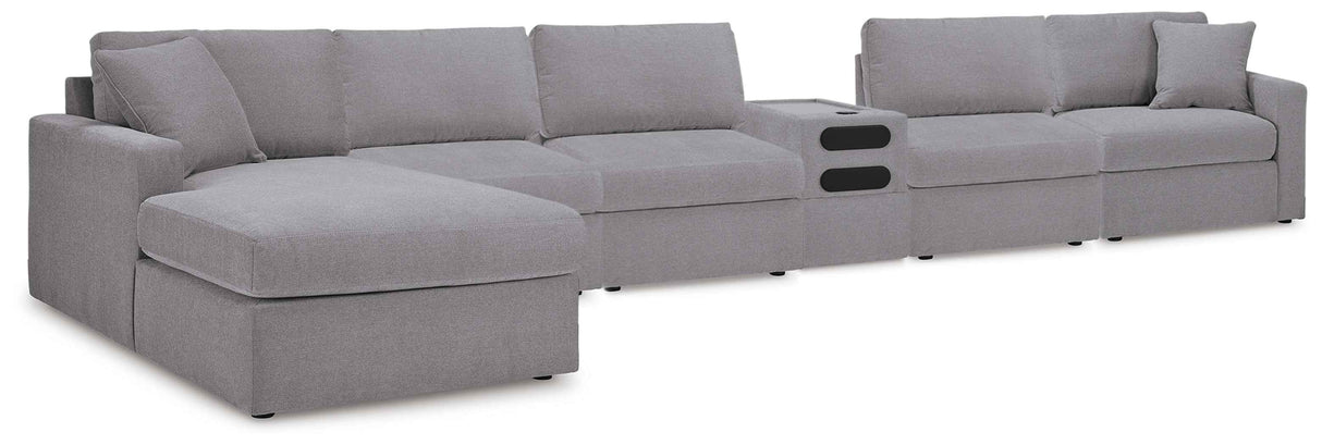 Modmax Granite 6-Piece Sectional by Ashley at Eve Furniture