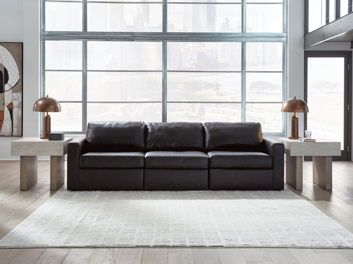 ModMax II Black 3-Piece Sectional Sofa by Ashley at Eve Furniture