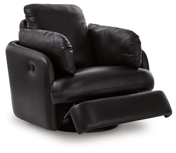 ModMax II Black Swivel Glider Recliner by Ashley at Eve Furniture