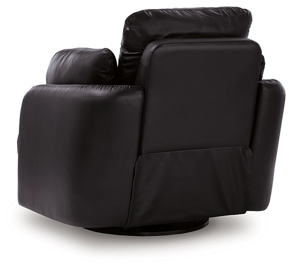 ModMax II Black Swivel Glider Recliner by Ashley at Eve Furniture