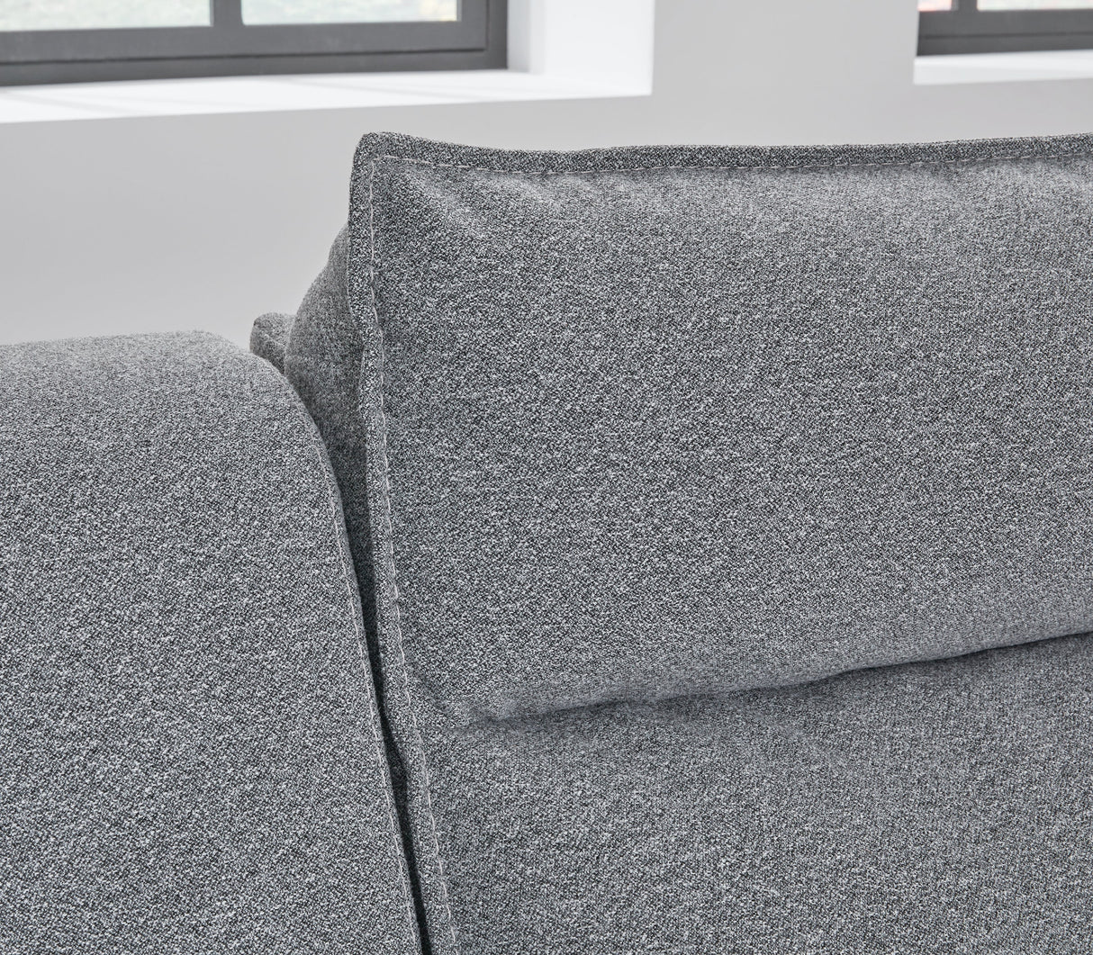 Modmax II Salt and Pepper 7-Piece Power Reclining Sectional with LAF Chaise by Ashley at Eve Furniture