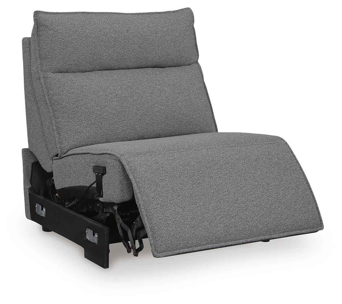 Modmax II Salt and Pepper Salt and Pepper 8-Piece Power Reclining Sectional with Console by Ashley at Eve Furniture