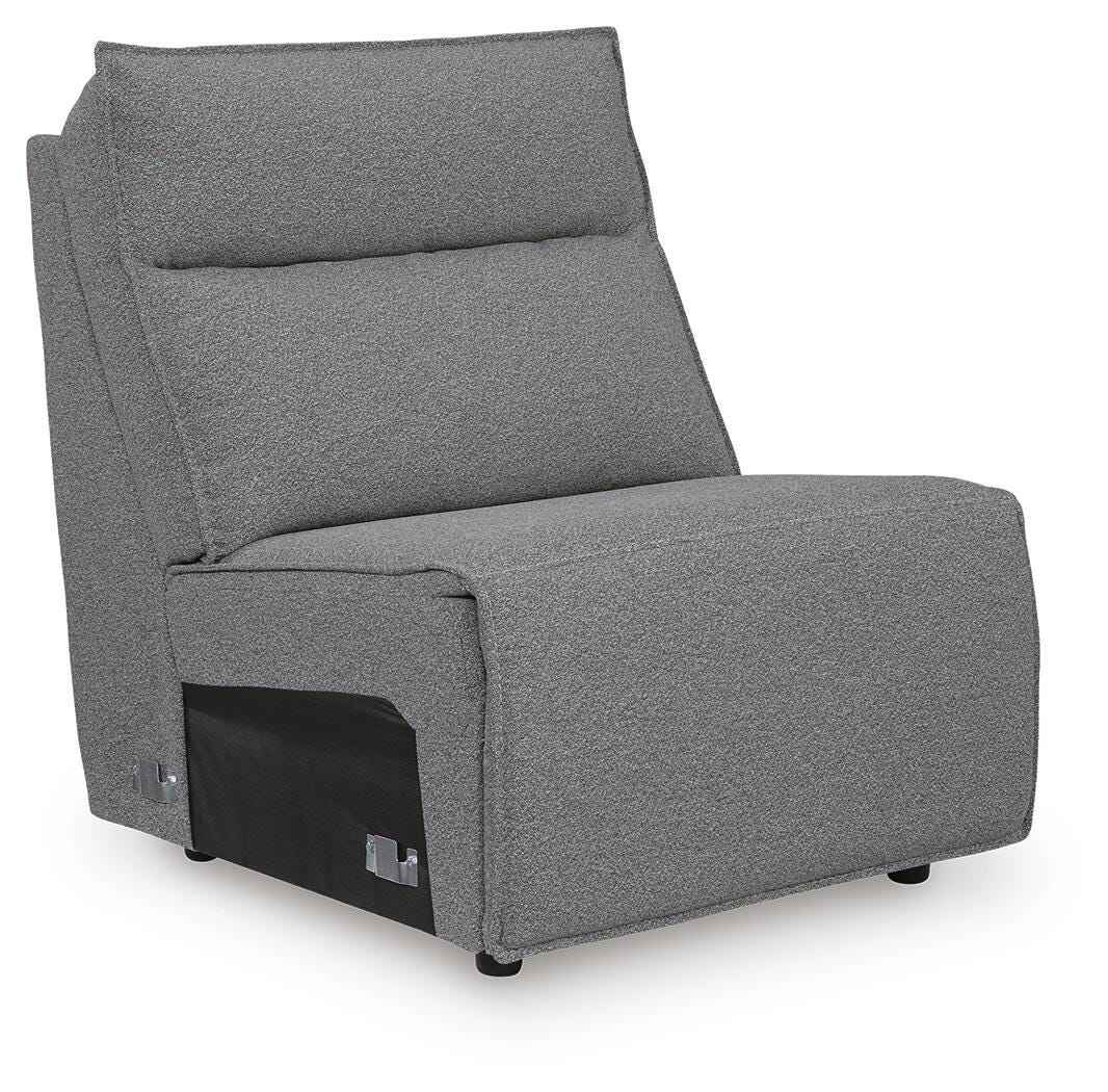Modmax II Salt and Pepper Salt and Pepper 8-Piece Power Reclining Sectional with Console by Ashley at Eve Furniture