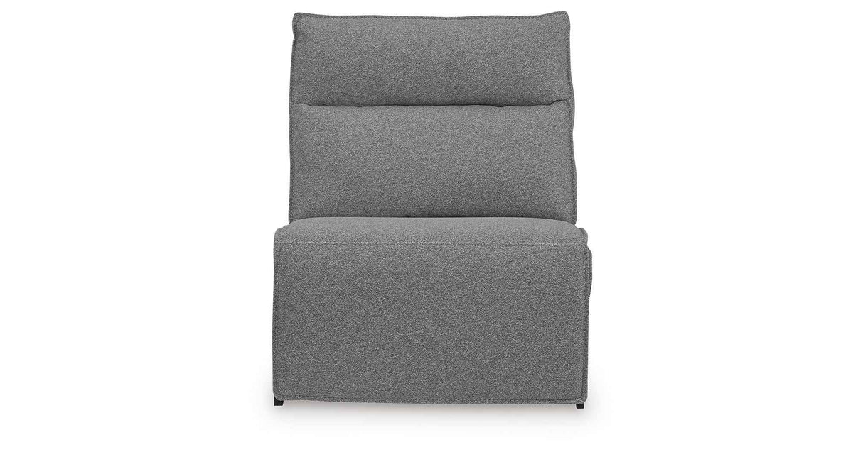 Modmax II Salt and Pepper Salt and Pepper 8-Piece Power Reclining Sectional with Console by Ashley at Eve Furniture