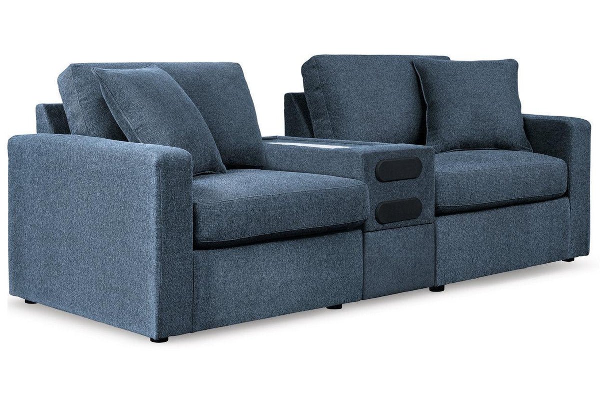 Modmax Ink 3-Piece Performance Fabric Sectional by Ashley at Eve Furniture