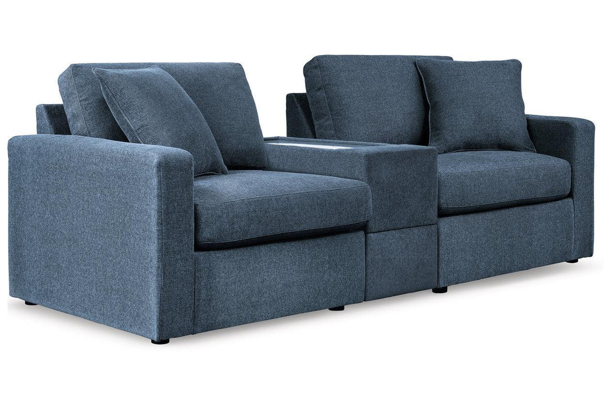 Modmax Ink 3-Piece Performance Fabric Sectional by Ashley at Eve Furniture