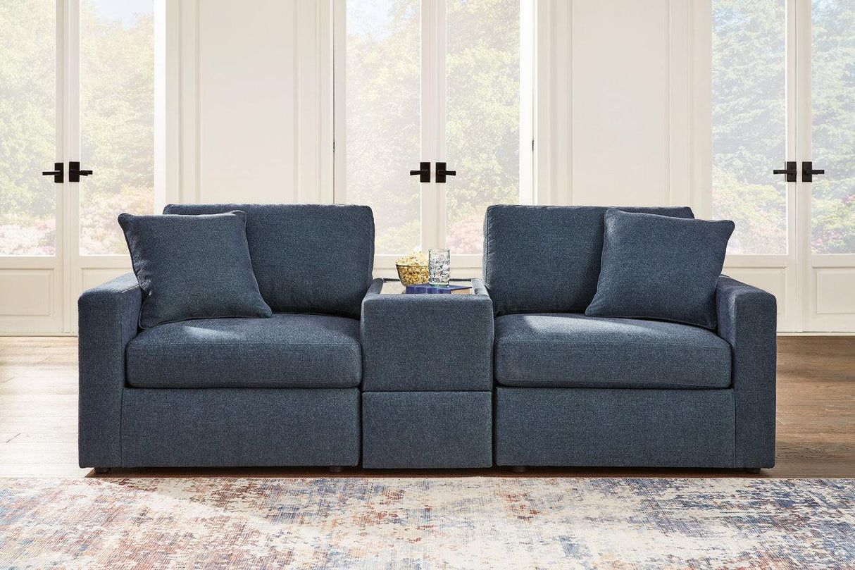 Modmax Ink 3-Piece Performance Fabric Sectional by Ashley at Eve Furniture