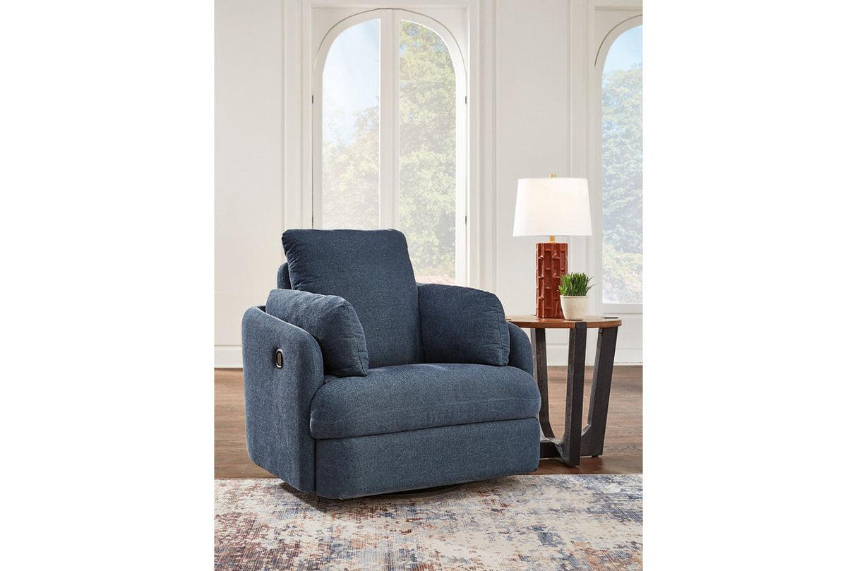 Modmax Ink 5-Piece Sectional and Swivel Glider Recliner by Ashley at Eve Furniture