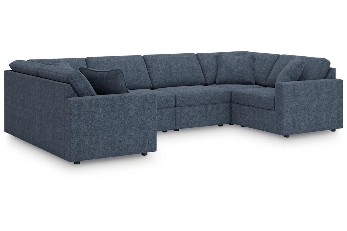 Modmax Ink 6-Piece Performance Fabric Modular Sectional by Ashley at Eve Furniture