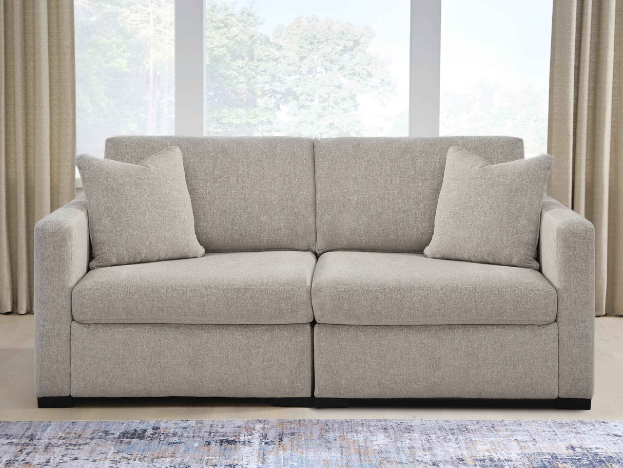 ModMax Luxe Flint 2-Piece Sectional Loveseat by Ashley at Eve Furniture