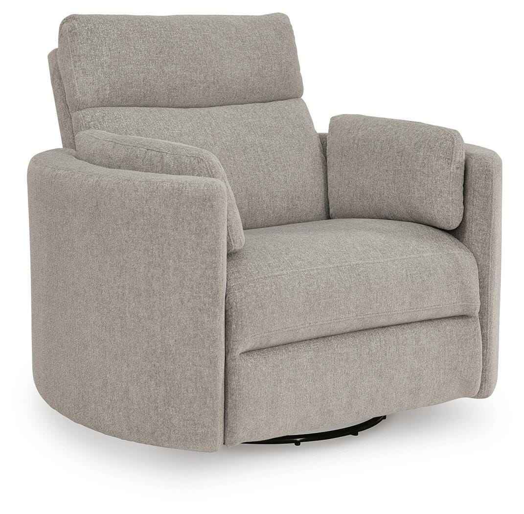 ModMax Luxe Flint Swivel Glider Power Recliner by Ashley at Eve Furniture
