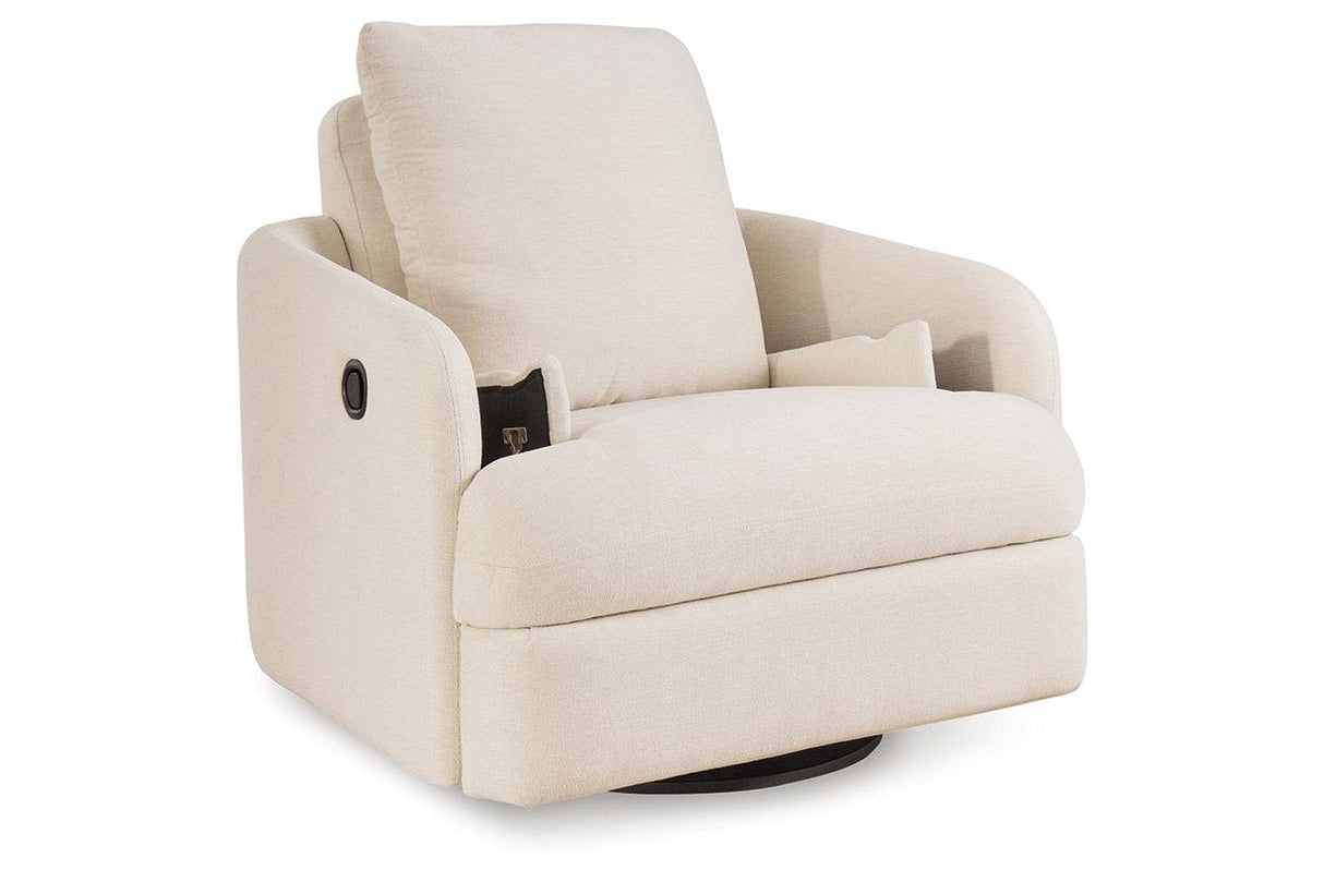 Modmax Oyster 5-Piece Sectional and Swivel Glider Recliner by Ashley at Eve Furniture