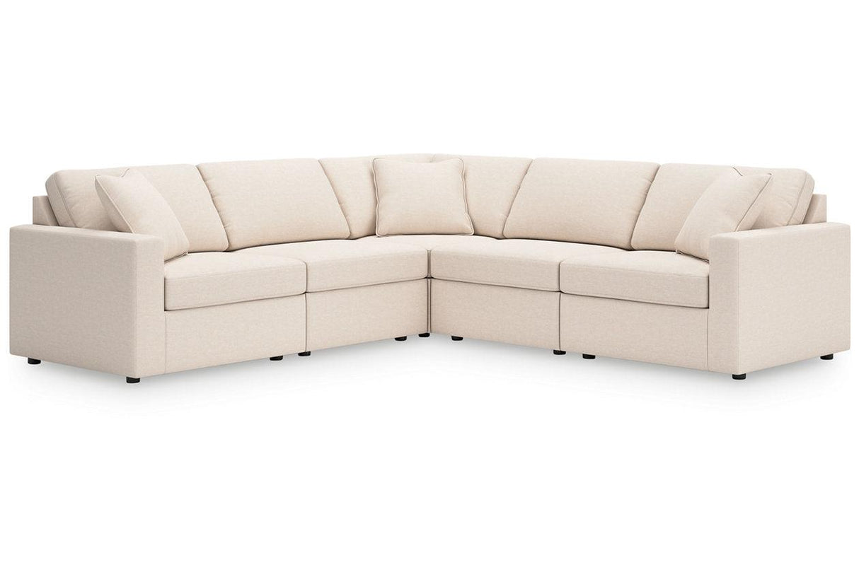 Modmax Oyster 5-Piece Sectional by Ashley at Eve Furniture