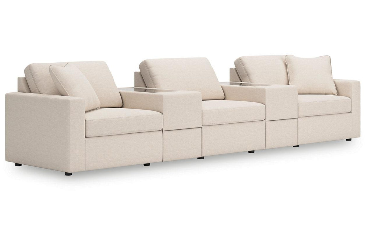 Modmax Oyster 5-Piece Sectional by Ashley at Eve Furniture