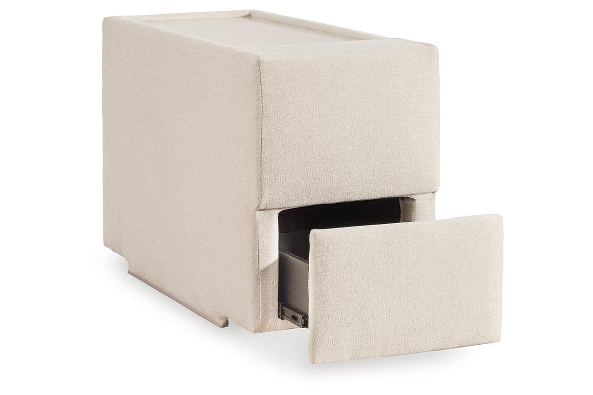 Modmax Oyster 6-Piece Sectional and Swivel Glider Recliner by Ashley at Eve Furniture