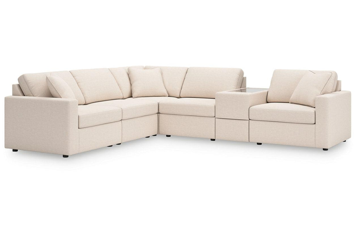 Modmax Oyster 6-Piece Sectional by Ashley at Eve Furniture