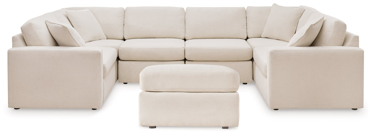 Modmax Oyster 6-Piece Symmetrical Sectional with Ottoman by Ashley at Eve Furniture