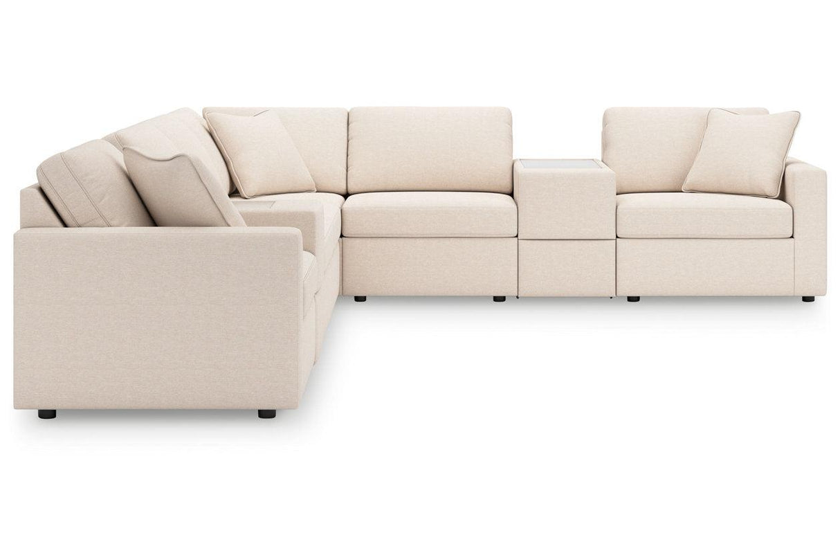 Modmax Oyster 8-Piece Sectional by Ashley at Eve Furniture