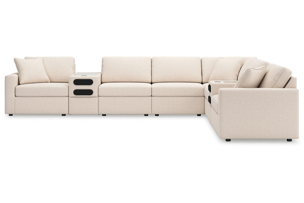 Modmax Oyster 8-Piece Sectional by Ashley at Eve Furniture