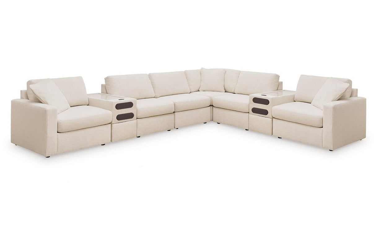 Modmax Oyster 8-Piece Sectional by Ashley at Eve Furniture
