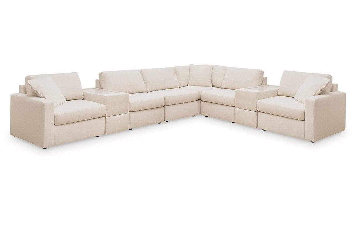 Modmax Oyster 8-Piece Sectional by Ashley at Eve Furniture