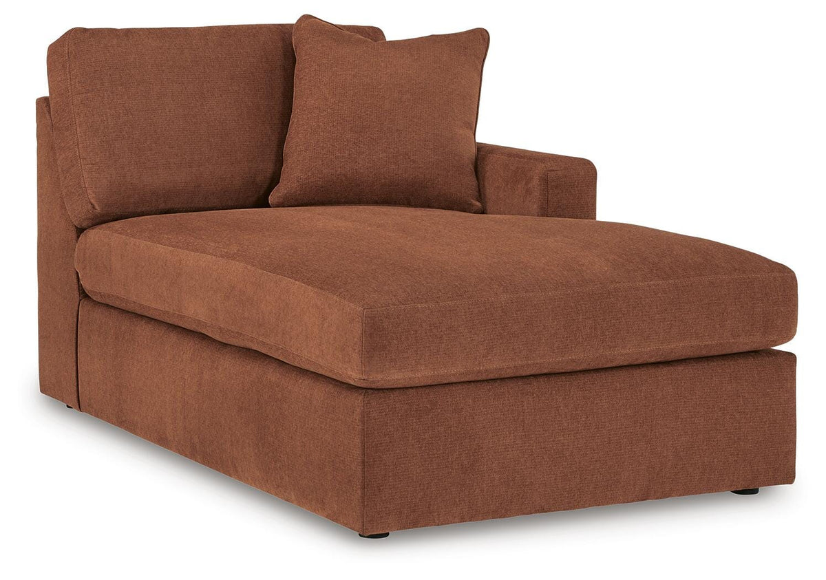 Modmax Spice 3-Piece Sectional with RAF Storage Chaise by Ashley at Eve Furniture