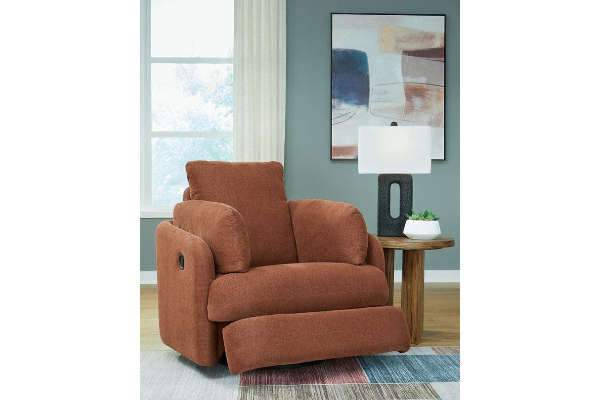 Modmax Spice 6-Piece Sectional and Swivel Glider Recliner by Ashley at Eve Furniture