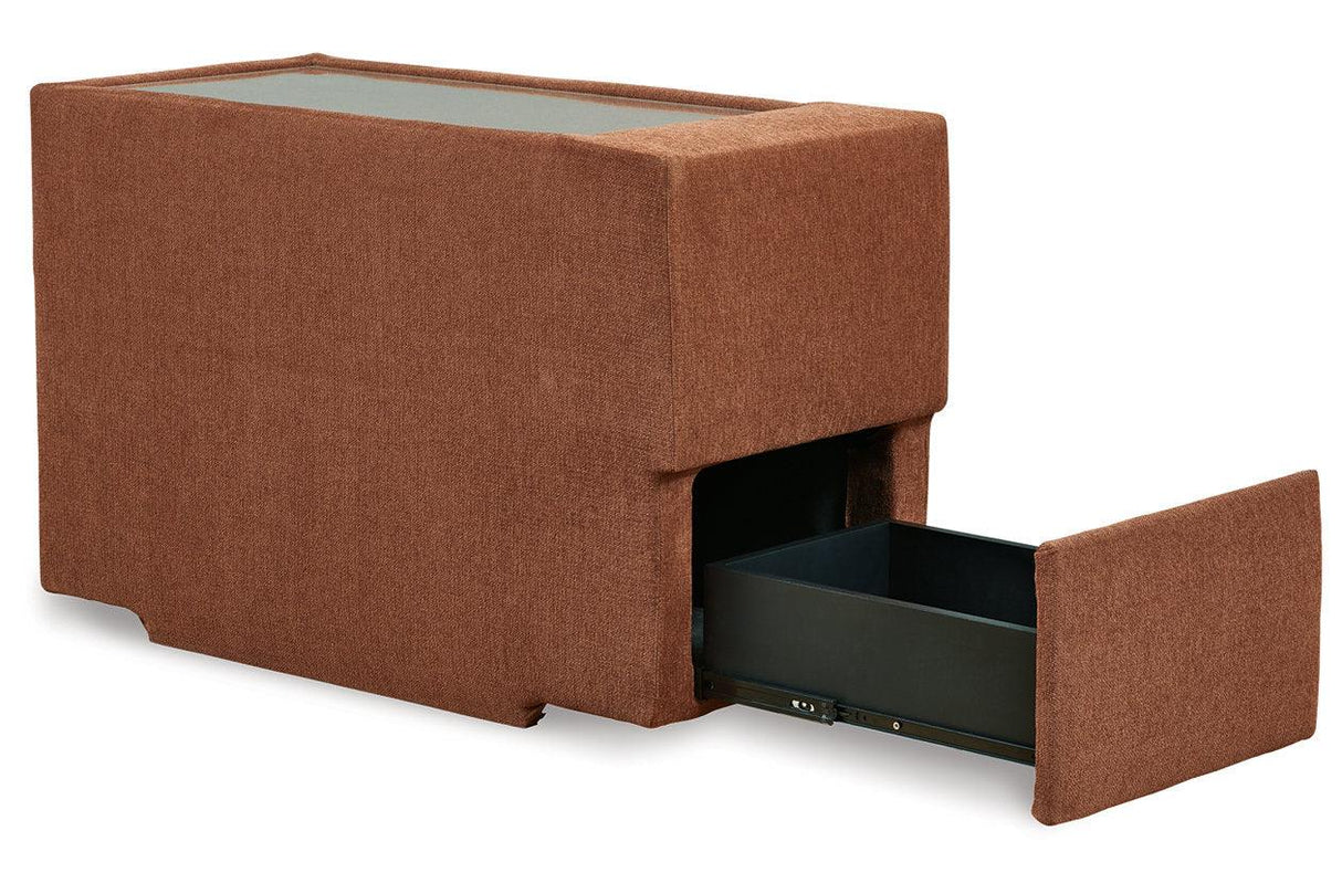 Modmax Spice 6-Piece Sectional and Swivel Glider Recliner by Ashley at Eve Furniture