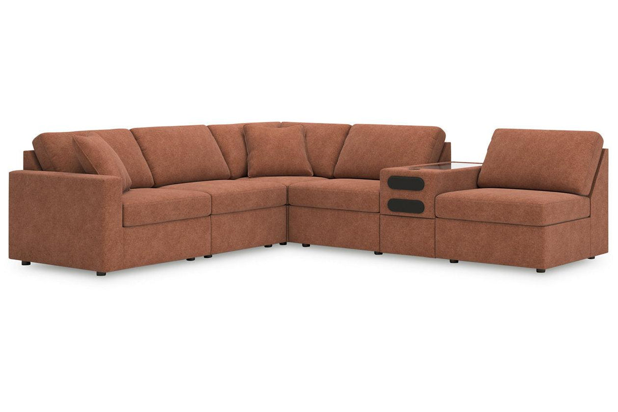 Modmax Spice 6-Piece Sectional by Ashley at Eve Furniture