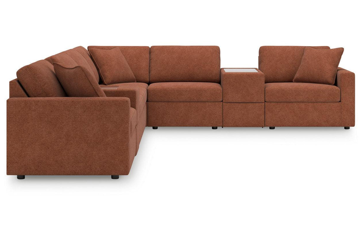 Modmax Spice 8-Piece Sectional by Ashley at Eve Furniture