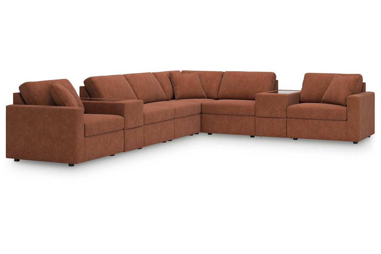 Modmax Spice 8-Piece Sectional by Ashley at Eve Furniture