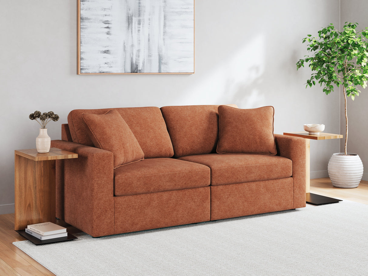 Modmax Spice Performance Fabric Sofa and Loveseat by Ashley at Eve Furniture