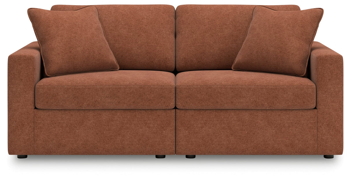 Modmax Spice Performance Fabric Sofa and Loveseat by Ashley at Eve Furniture