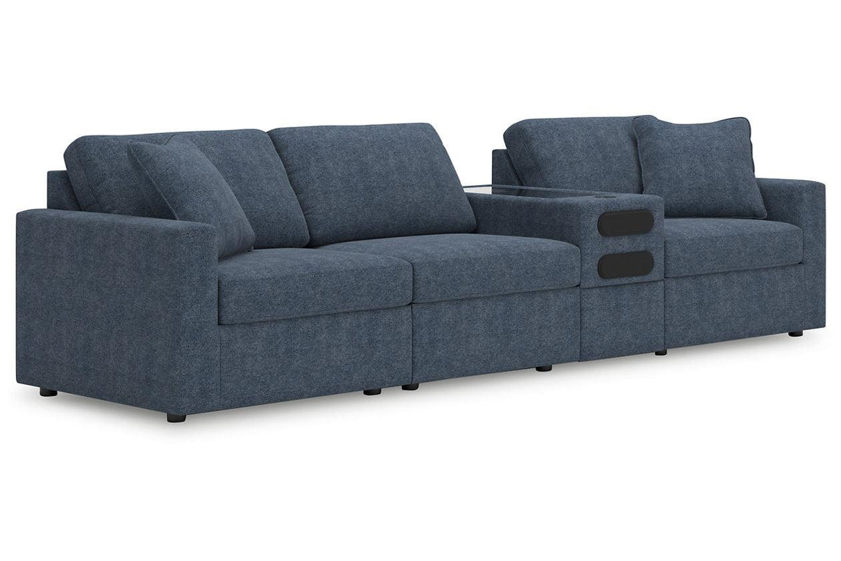 Modmax Ink 4-Piece Performance Fabric Sectional by Ashley at Eve Furniture
