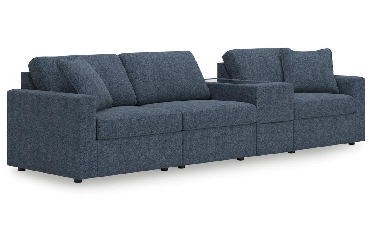 Modmax Ink 4-Piece Performance Fabric Sectional by Ashley at Eve Furniture