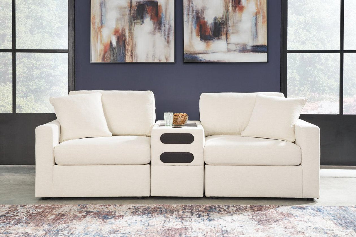 Modmax Oyster 3-Piece Sectional by Ashley at Eve Furniture
