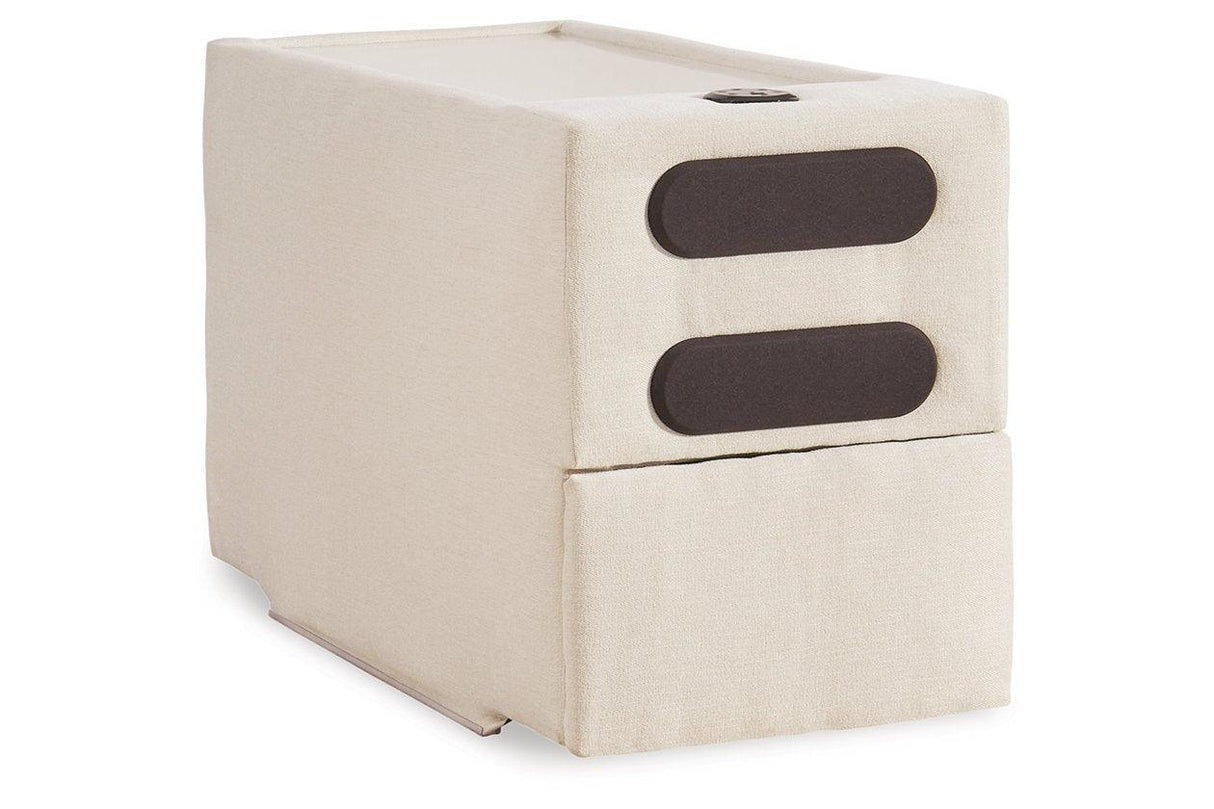 Modmax Oyster 4-Piece Sectional with Chaise by Ashley at Eve Furniture