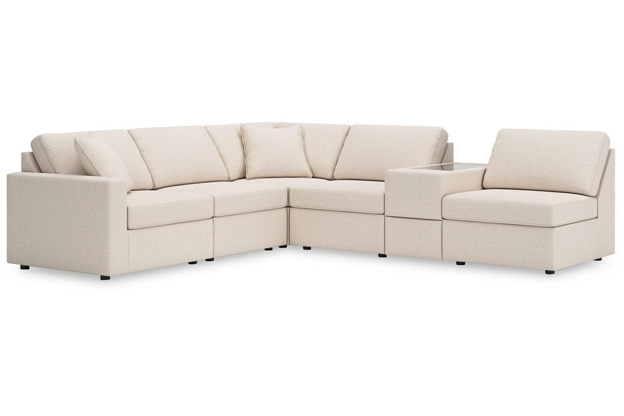 Modmax Oyster 6-Piece Sectional by Ashley at Eve Furniture