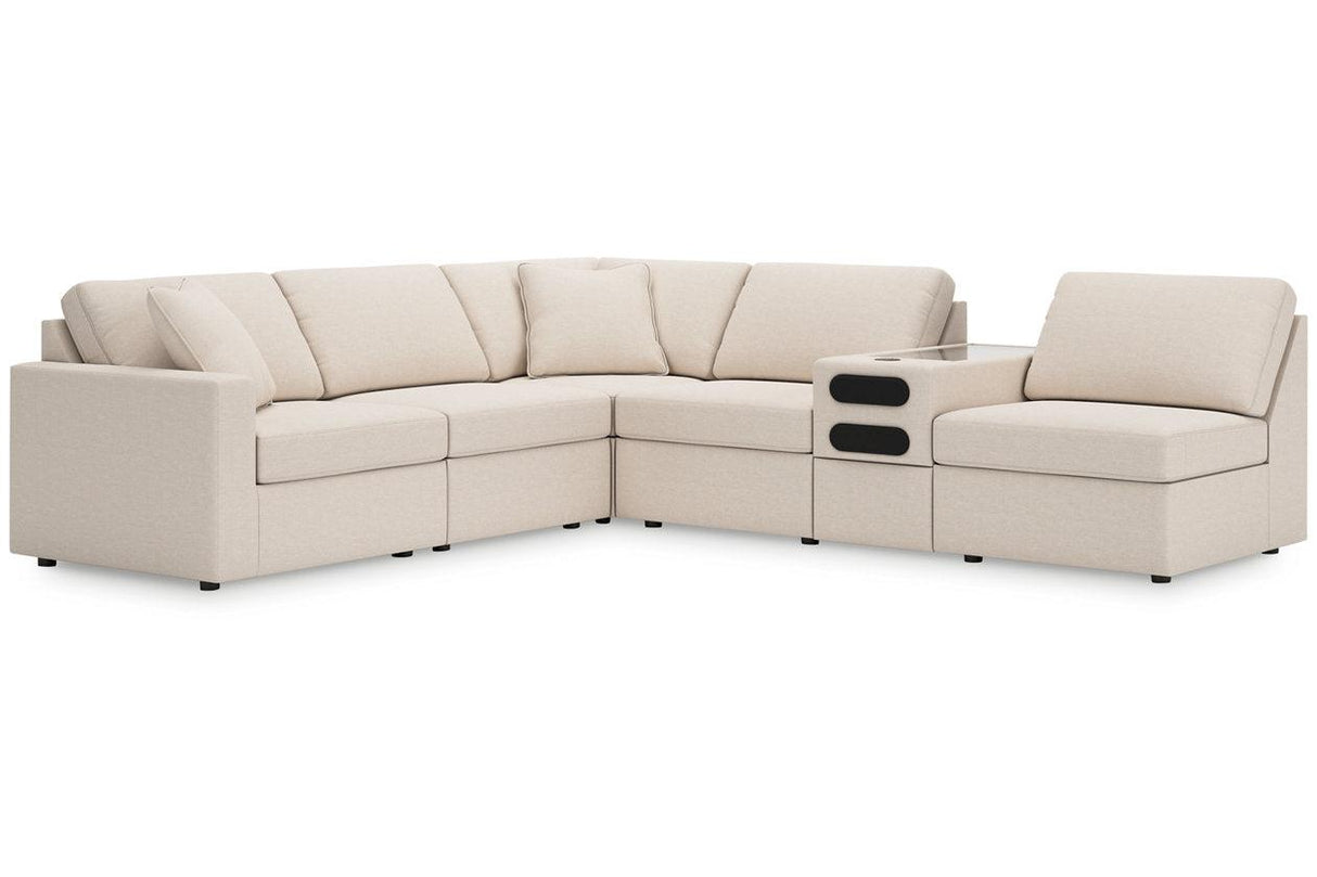 Modmax Oyster 6-Piece Sectional by Ashley at Eve Furniture