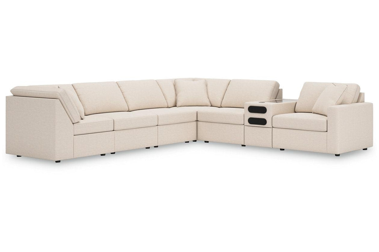 Modmax Oyster 7-Piece Sectional by Ashley at Eve Furniture