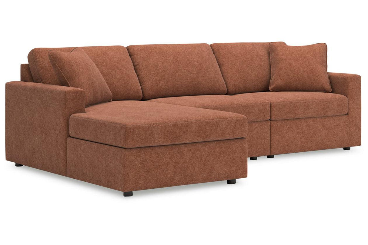Modmax Spice 3-Piece Sectional with Chaise by Ashley at Eve Furniture