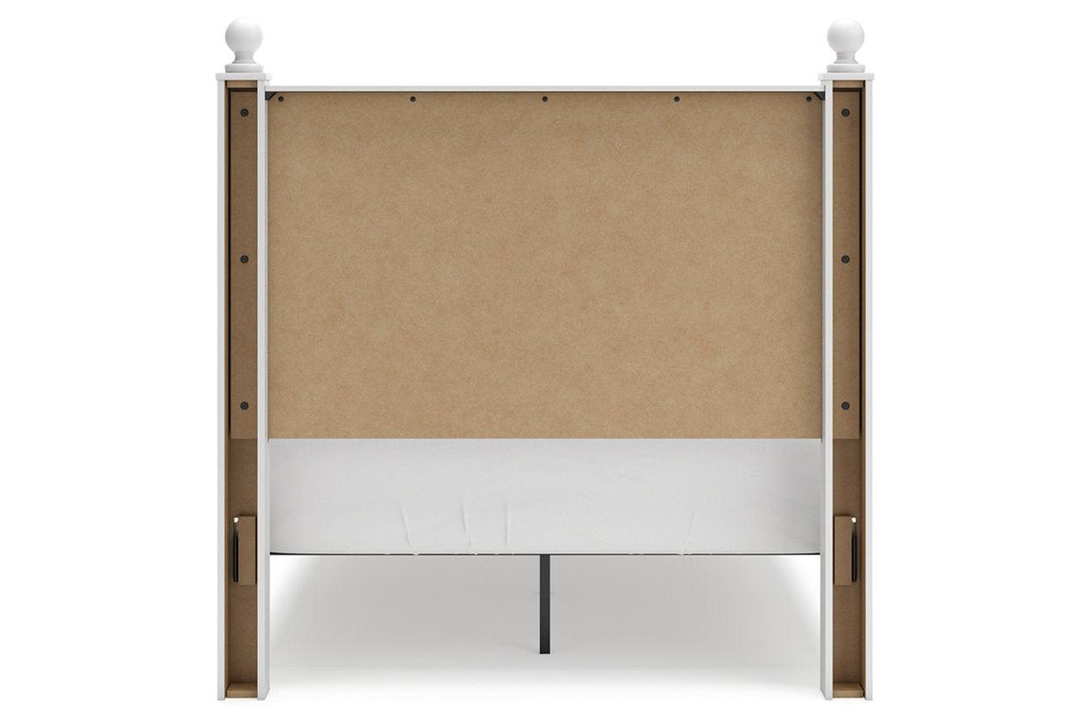 Mollviney White Full Panel Bed by Ashley at Eve Furniture