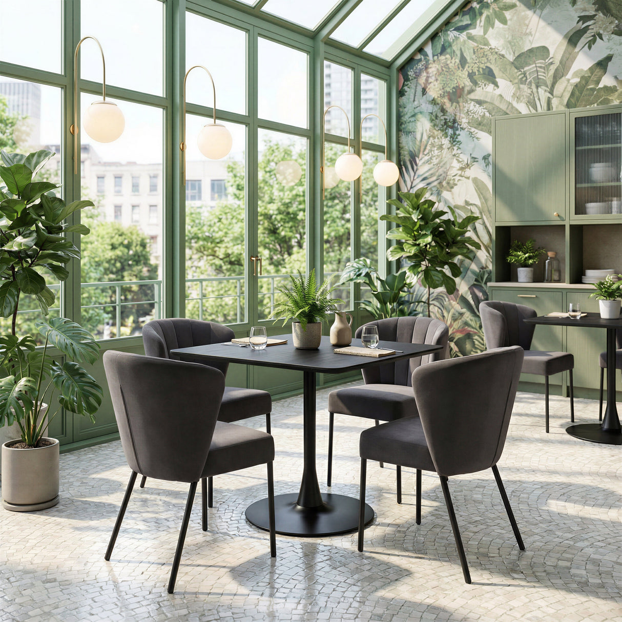 Molly Black Dining Table by Zuomod at Eve Furniture