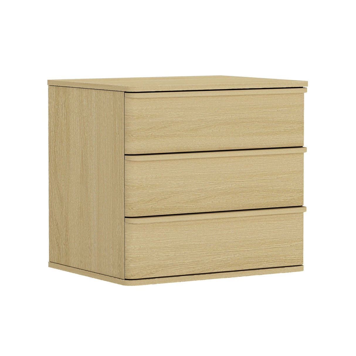 Molly Nightstand in Natural Oak by Manhattan Comfort at Eve Furniture