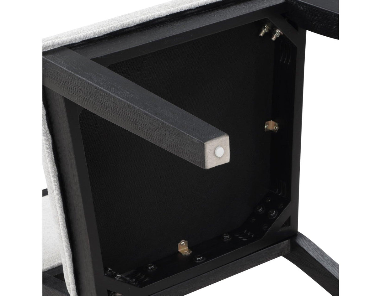 Molly Side Chair, Black by Steve Silver at Eve Furniture